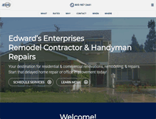 Tablet Screenshot of edwardsenterprisescc.com